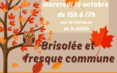 Animation automnale à la Biblio de Vétroz –  Mercredi 16 octobre 15h-17h