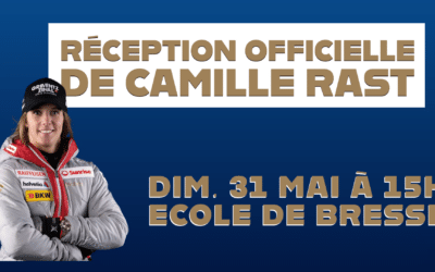 Réception officielle de Camille Rast